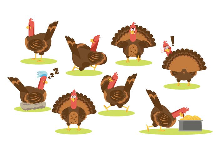 Free Cartoon Turkey Vector