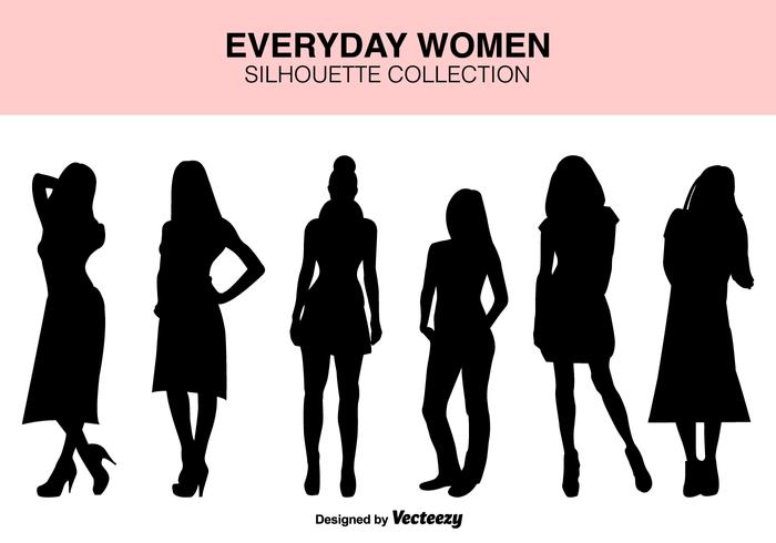 Fat Women Silhouettes Vector 118299 Vector Art at Vecteezy