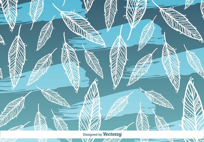 Feather Vector Background Pattern
