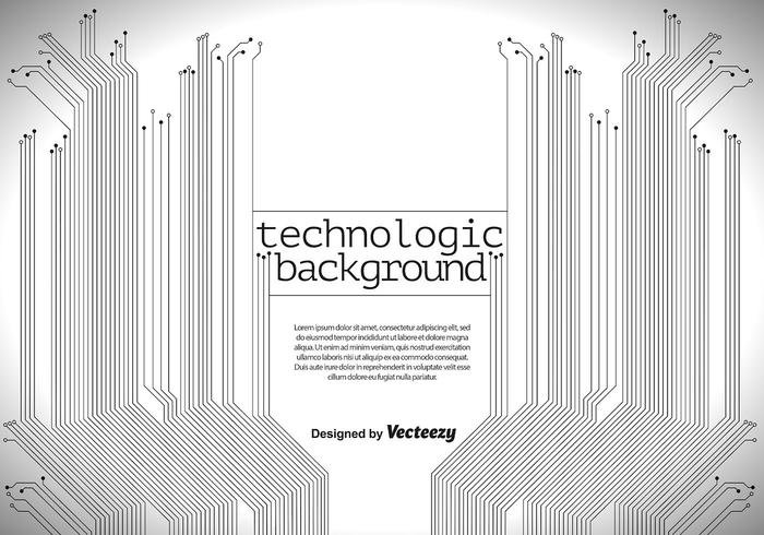 Technologic Background - Vector 