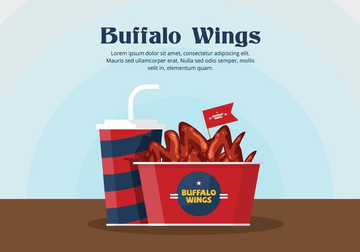 Buffalo Wings Vector