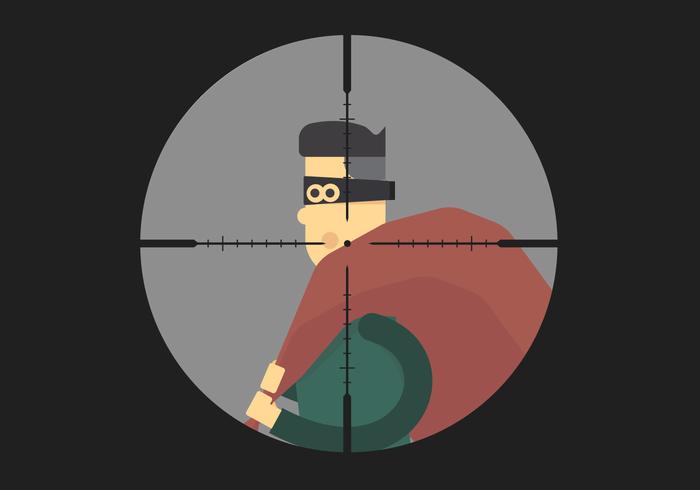 Headshot of Thief Vector Headshot of Thief Vector