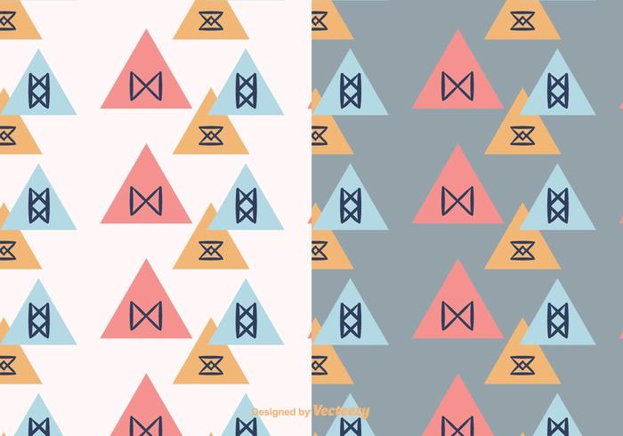 Triangle Geometric Backgrounds vector