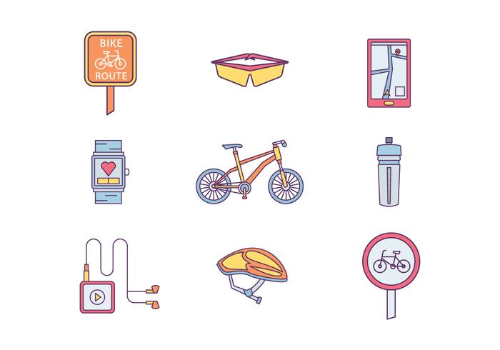 Free Bicycling Vector