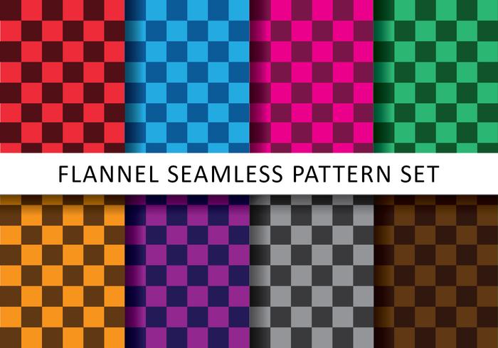 Colorful Checkered Flannel Vectors