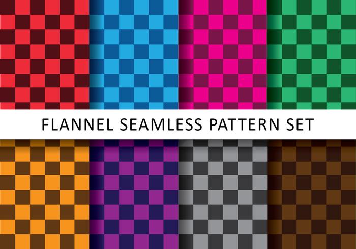 Colorful Checkered Flannel Vectors
