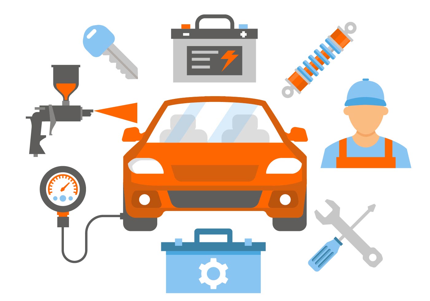 Техобслуживание авто иконка
