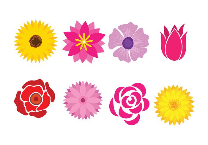 Download Flower Icon Vector - Download Free Vectors, Clipart ...