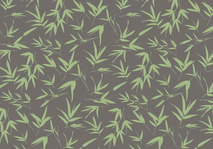 Bamboo Leaves Pattern Vector