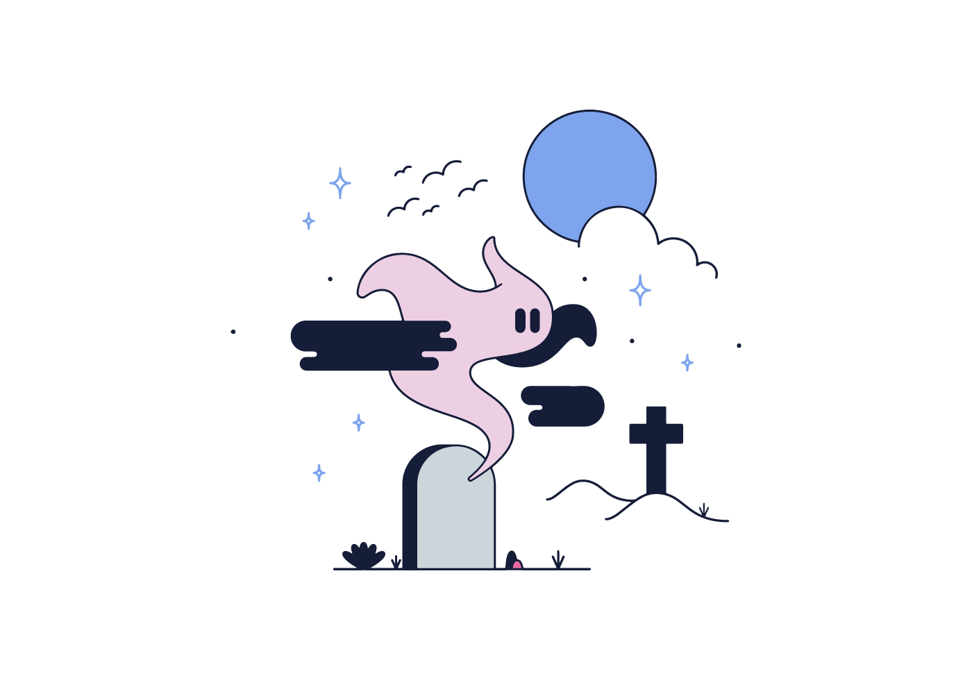Free Ghost Vector 138461 Vector Art at Vecteezy