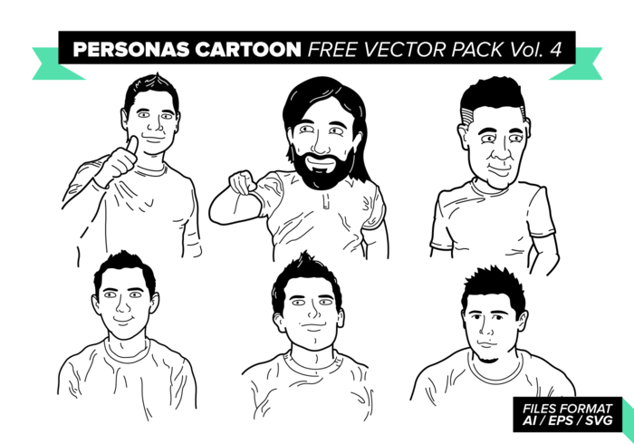 Personas Cartoon Free Vector Pack Vol. 4 Personas Cartoon Free Vector Pack Vol. 4