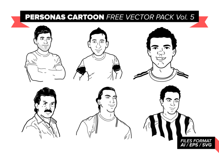 Personas Cartoon Free Vector Pack Vol. 5 Personas Cartoon Free Vector Pack Vol. 5