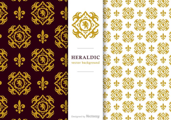 Free Vector Heraldic Background