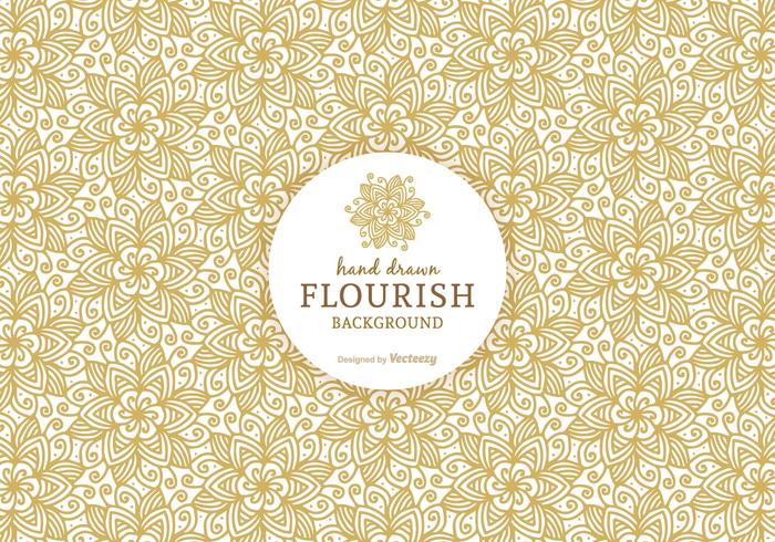 Ornate Flourish Vector Background