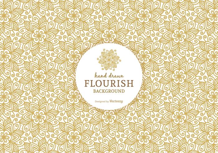 Ornate Flourish Vector Background