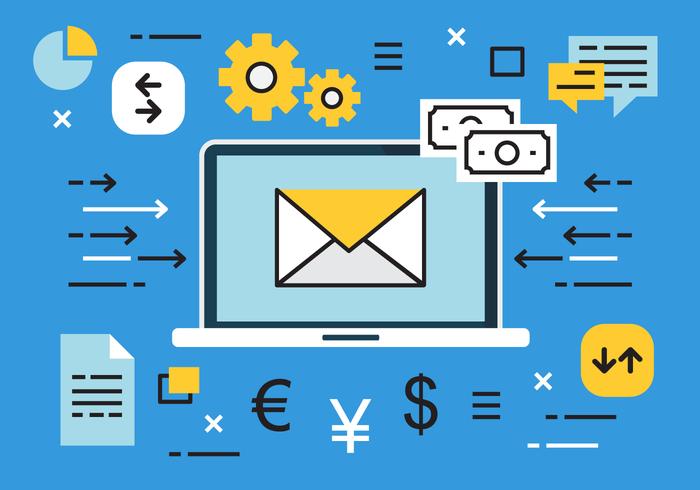 Free Digital Marketing Vector Illustration Free Digital Marketing Vector Illustration