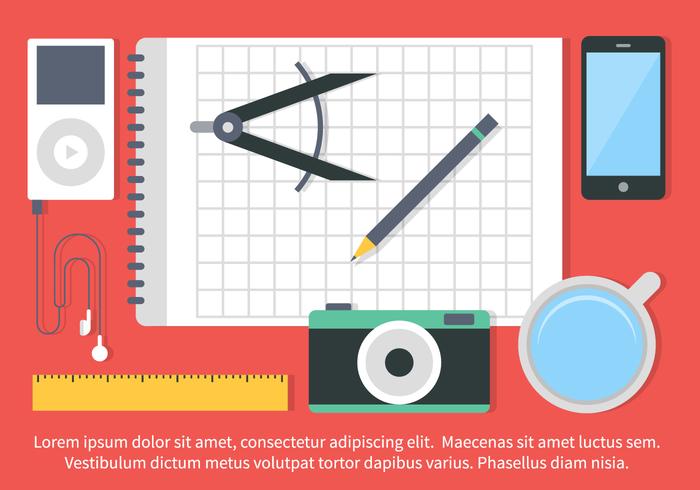 Free Vector Flat Design School Elements