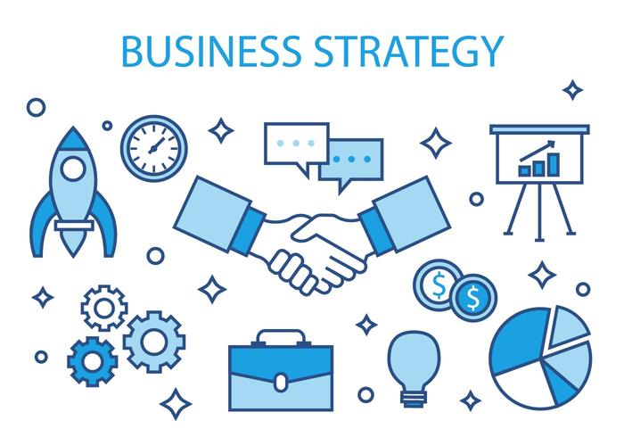 Business Strategy Vector Illustration