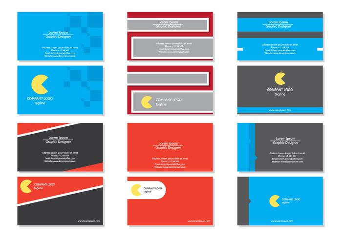 Business Card Template vector