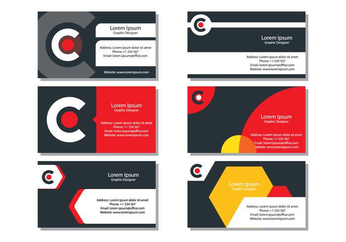 Business Card vector