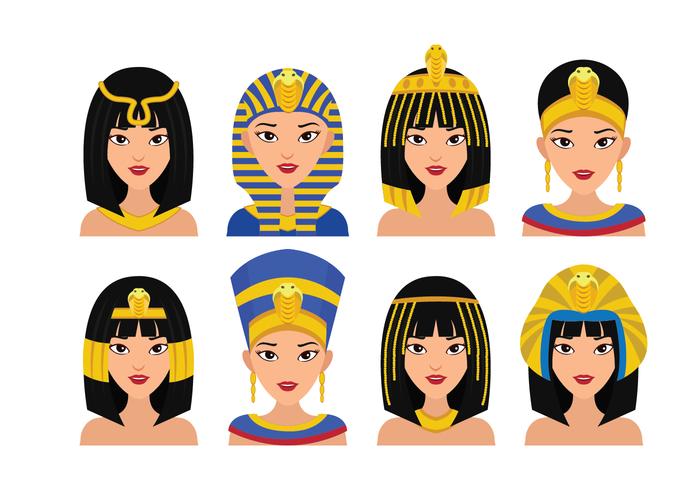 Cleopatra la reina del vector