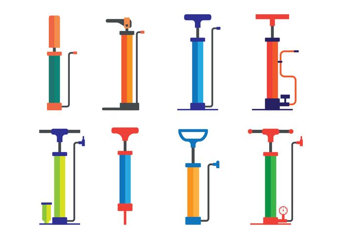 Air Pump Icons vector