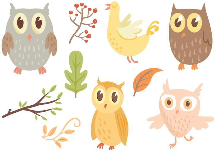 Free Owl Vectors