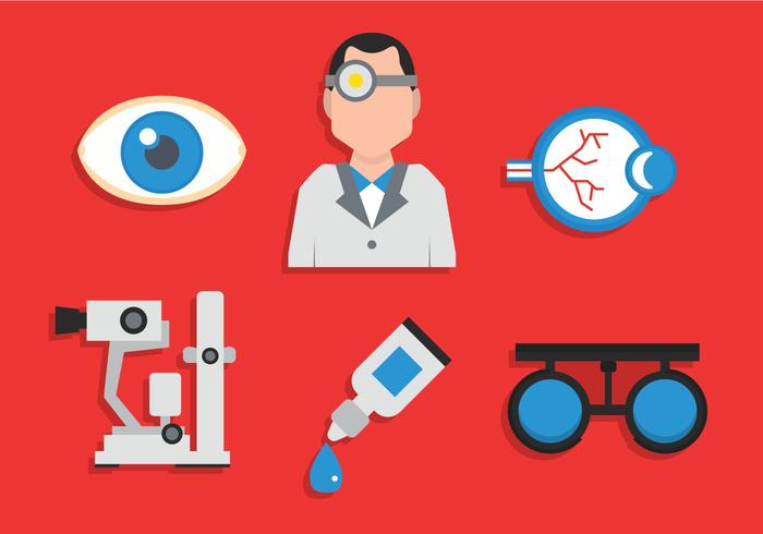 Eye doctor vector