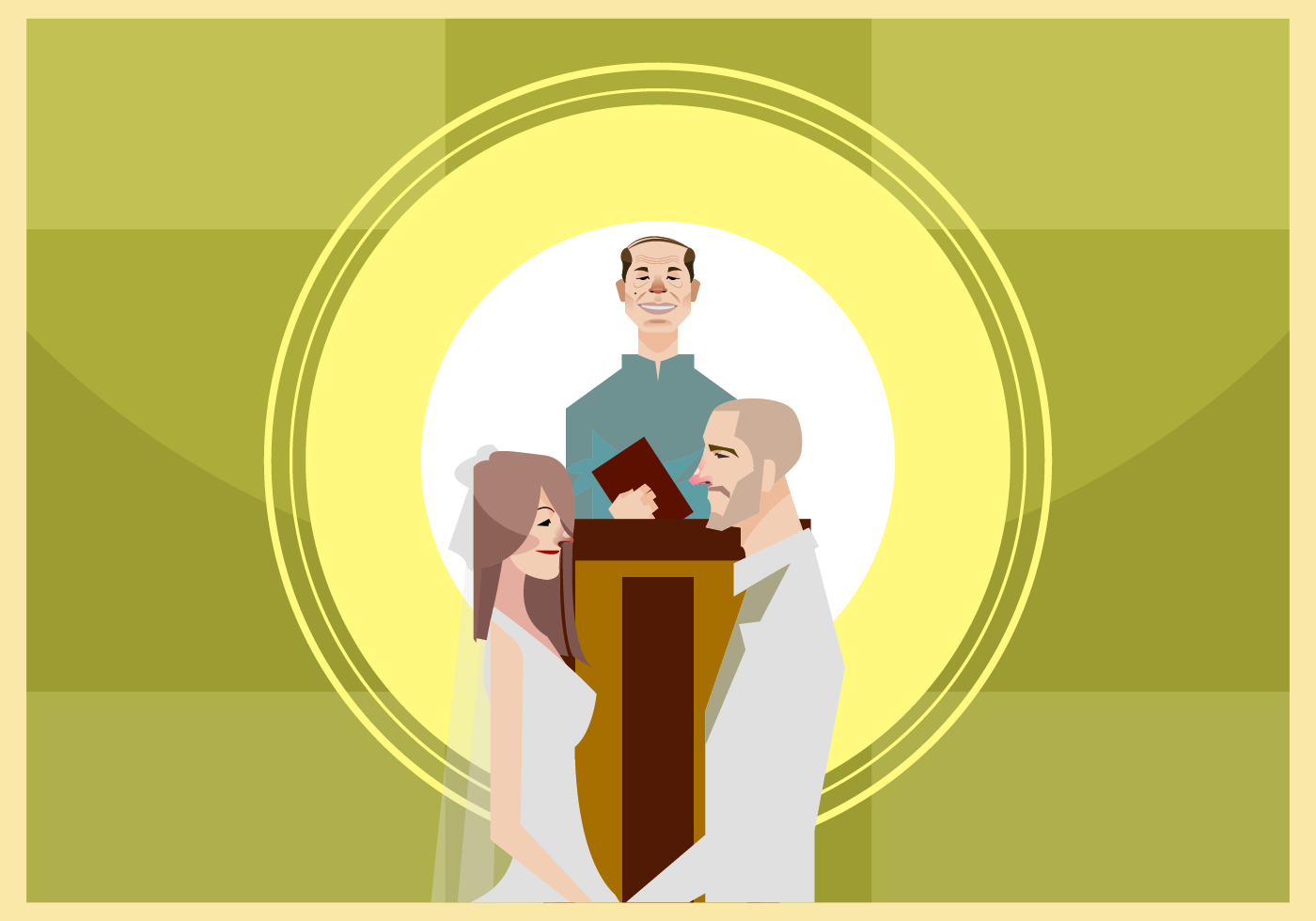 Download Wedding Ceremony Illustration - Download Free Vectors, Clipart Graphics & Vector Art