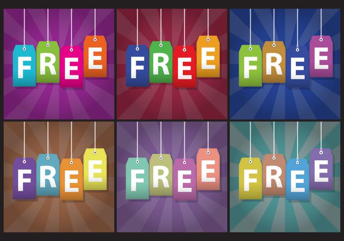 Free Labels Vectors