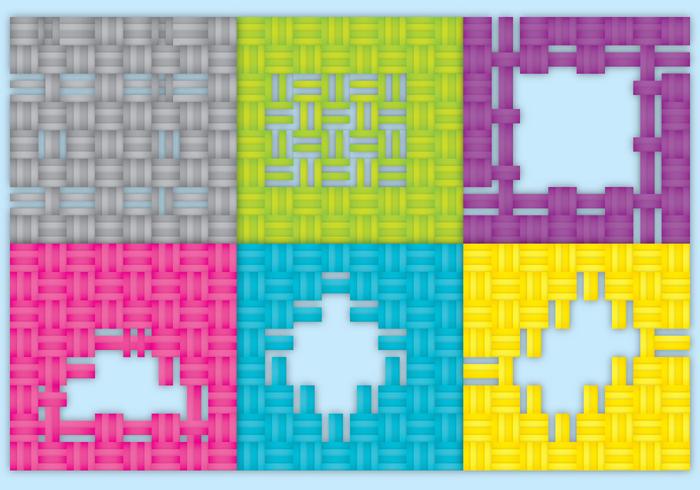 Torn Fabric with Holes Vectors