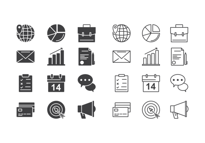 Business Icons Vector