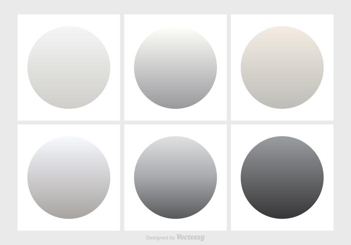 Shades Of Grey Gradient Vector Set