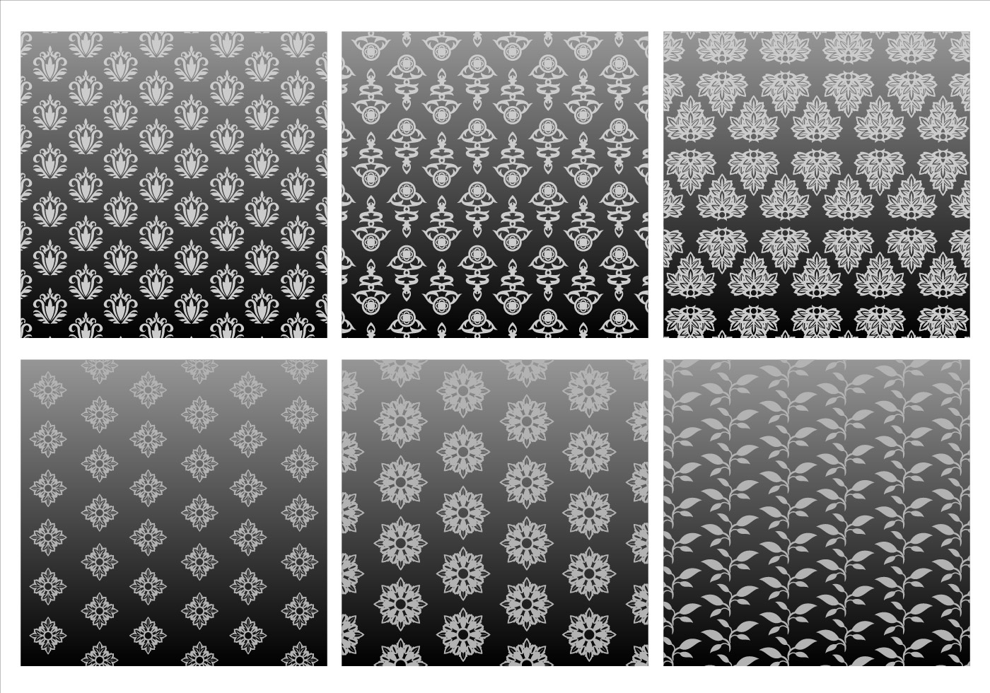 Classic Pattern Grey Gradient Free Vector 138867 Vector Art at Vecteezy