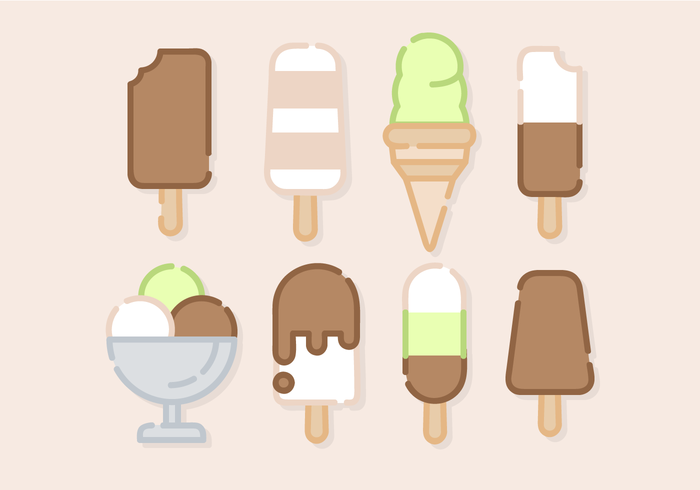 Cute Ice Cream Vector