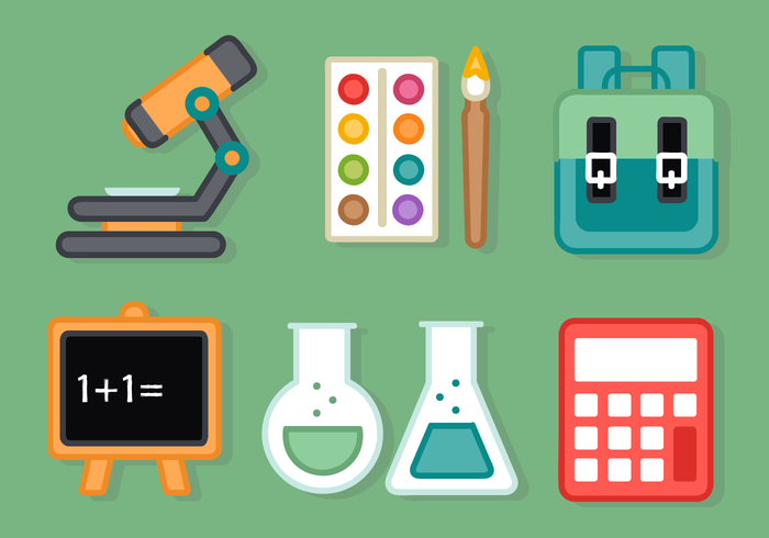Education Elements Vector