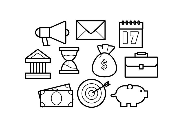 Free Line Icons Business Vector