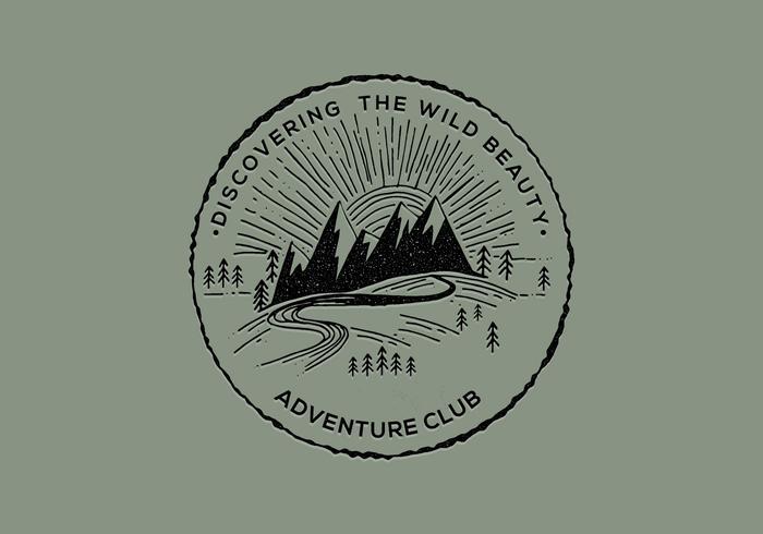 Adventure Club Badge vector