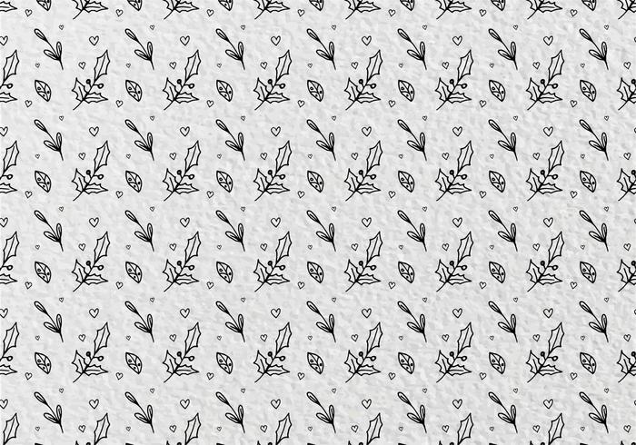 Free Vector Pattern With Holy Flowers Leaves Free Vector Pattern With Holy Flowers Leaves