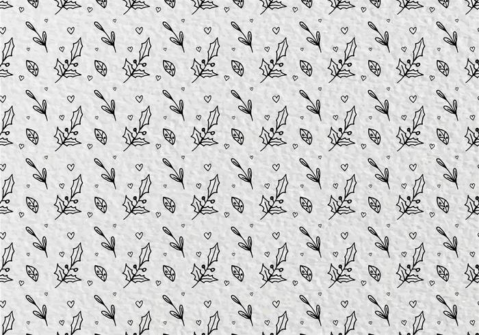 Free Vector Pattern With Holy Flowers Leaves