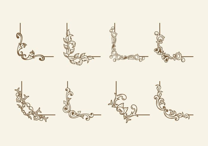 Vintage Cartouche Border Vector