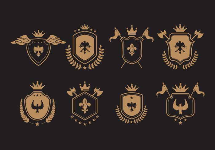 Vector Blason Symbolic Illustrations