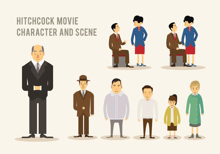 Hitchcock Movie Vector