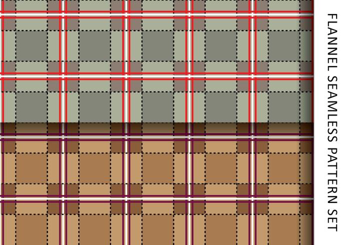 Casual Flannel Pattern vector