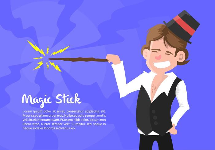 Magician Illustration vector