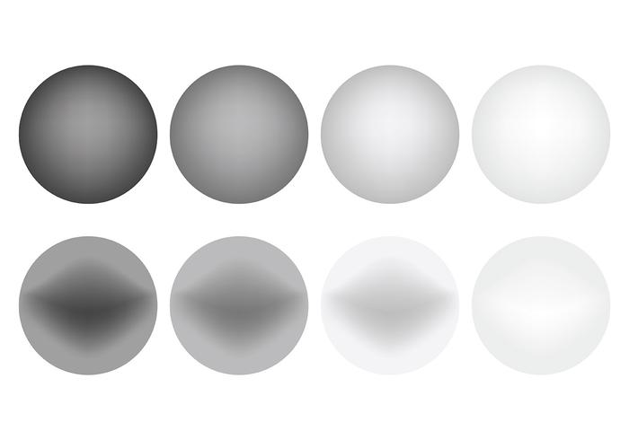 Free Grey Gradient Icons Vector