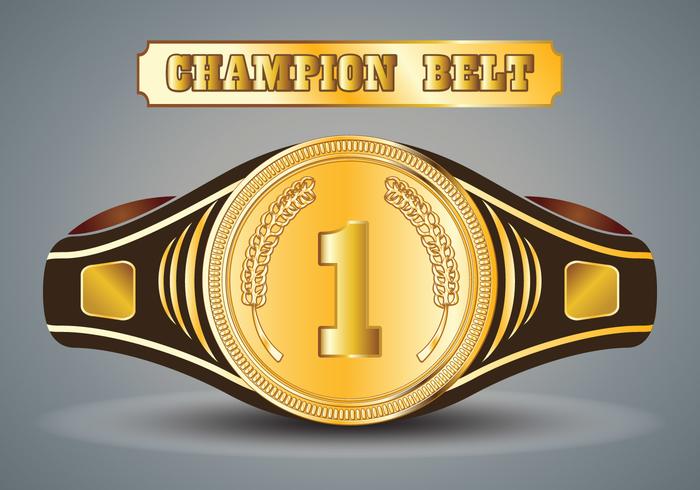 Championship Belt Vector