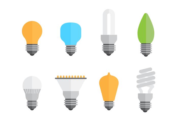 Free Set of Bulbs Vector