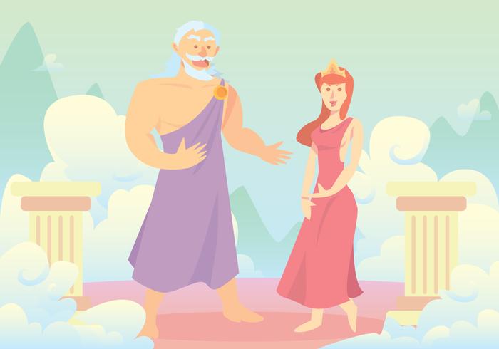 Hercules' Parents Vector Background