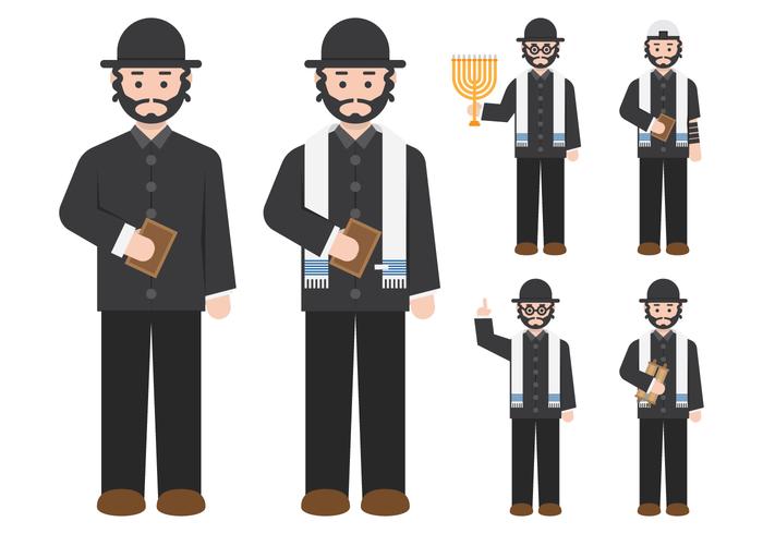 Rabbi Figure Character vector
